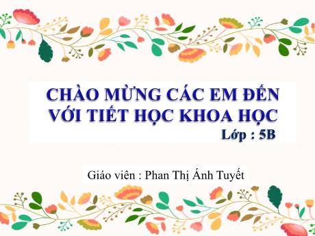Bài giảng Khoa học Lớp 5 - Bài 57: Sự sinh sản của ếch - Năm học 2023-2024 - Phan Thị Ánh Tuyết