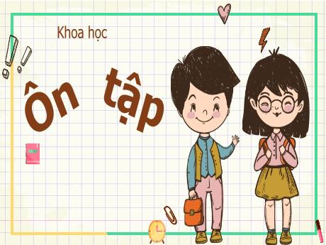 Bài giảng Khoa học Lớp 5 - Bài: Ôn tập con người và sức khỏe - Nguyễn Thị Mỹ Linh