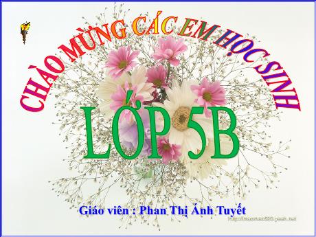 Bài giảng Khoa học Lớp 5 - Bài: Phòng bệnh viêm gan A - Năm học 2023-2024 - Phan Thị Ánh Tuyết