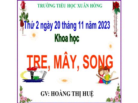 Bài giảng Khoa học Lớp 5 - Bài: Tre, mây, song - Năm học 2023-2024 - Hoàng Thị Huệ