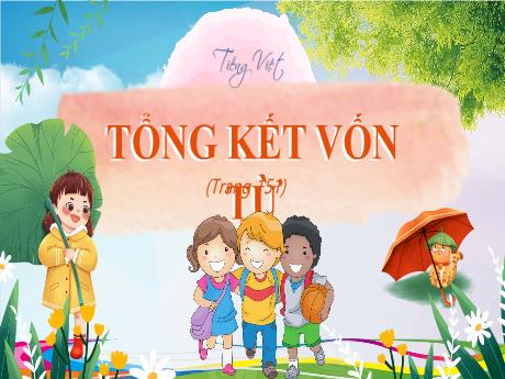 Bài giảng Tiếng Việt Lớp 5 (Luyện từ và câu) - Bài: Tổng kết vốn từ (Trang 151)