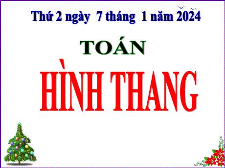 Bài giảng Toán Lớp 5 - Bài: Hình thang - Năm học 2023-2024 - Phan Thị Huyền