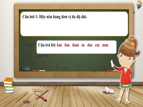 Bài giảng Toán Lớp 5 - Bài: Viết các số đo độ dài dưới dạng số thập phân - Năm học 2023-2024 - Nguyễn Thị Mỹ Linh